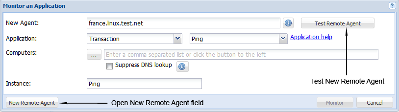 Create New Remote Agent